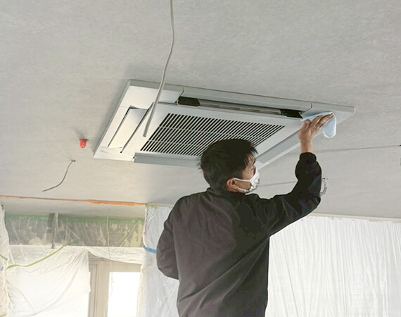 東京都 世田谷区 業務用エアコン工事 施工写真