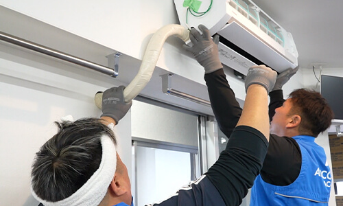 未経験からでもエアコン取り付けを学べる